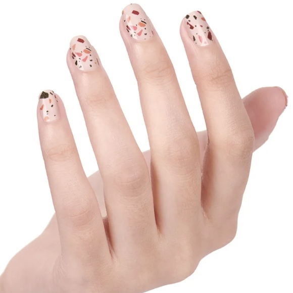 Stocking Stuffer! Color Street 100% Real Nail Polish Strips in Back In Tile - Picture 2 of 8